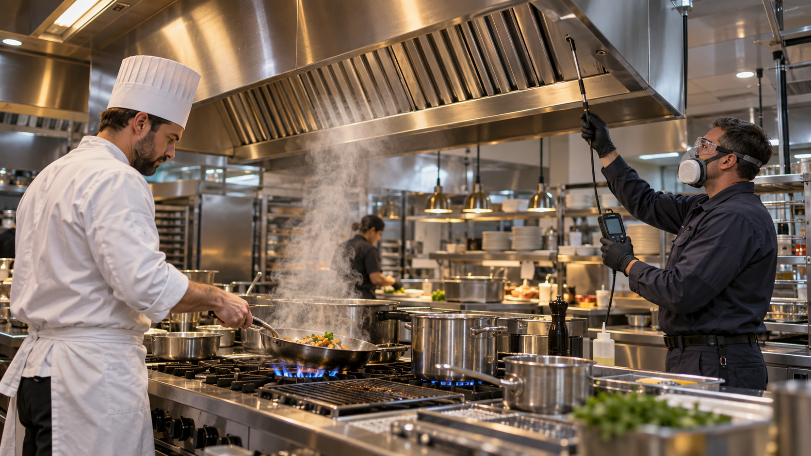 Cozinha quente e fumaça no salão? Como a manutenção da vazão resolve a captação